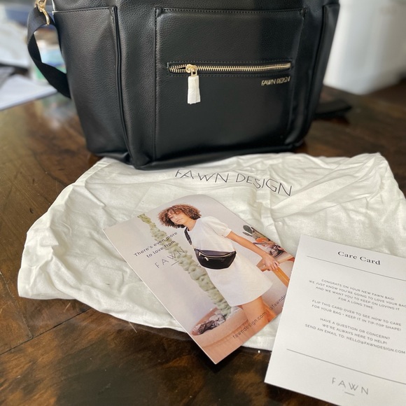 FAWN DESIGN - THE ORIGINAL DIAPER BAG - BLACK - Picture 9 of 9